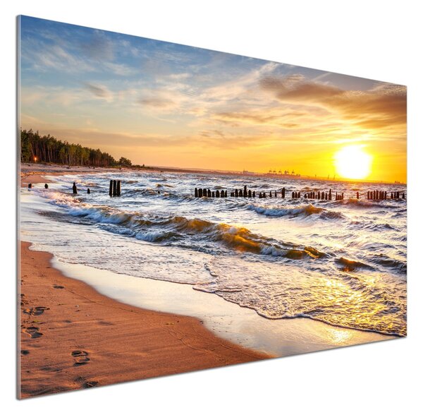 Panou sticla securizata bucatarie Sunset Beach