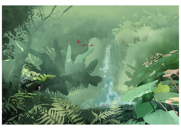 Tapet farmecul junglei neatinse