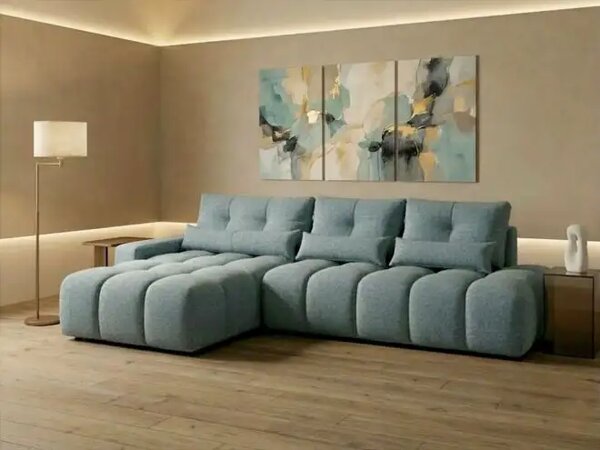 Coltar extensibil modern Boucle Alda