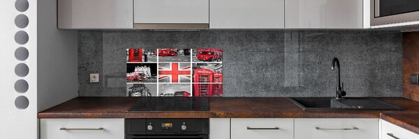 Sticlă bucătărie colaj Londra