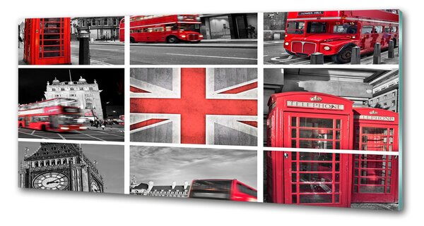 Sticlă bucătărie colaj Londra