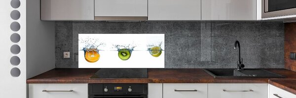 Sticlă pentru bucătărie Fructele sub apa