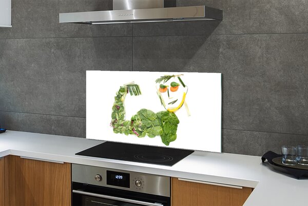 Panouri de sticlă Caracter cu legume
