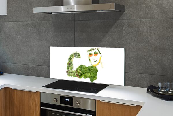 Panouri de sticlă Caracter cu legume