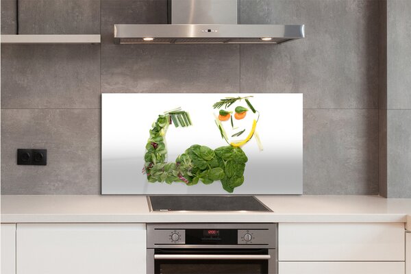 Panouri de sticlă Caracter cu legume