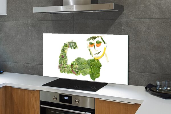 Panouri de sticlă Caracter cu legume