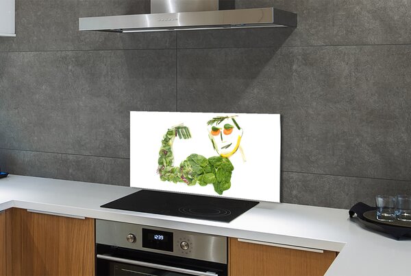 Panouri de sticlă Caracter cu legume