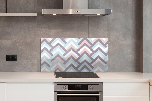 Panouri de sticlă dungi Herringbone
