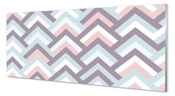 Panouri de sticlă dungi Herringbone