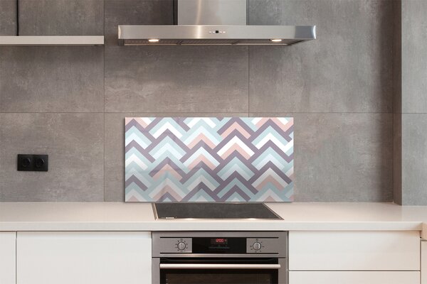 Panouri de sticlă dungi Herringbone