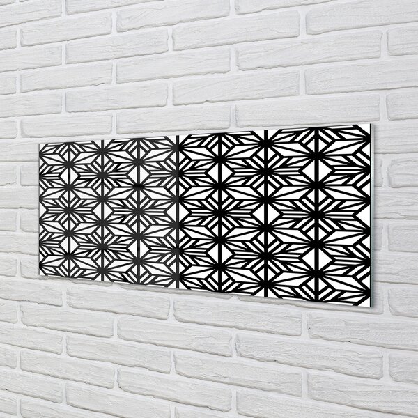 Panouri de sticlă model geometric floral