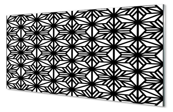 Panouri de sticlă model geometric floral