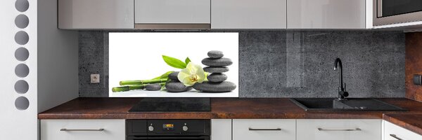 Panou sticla securizata bucatarie Orhidee