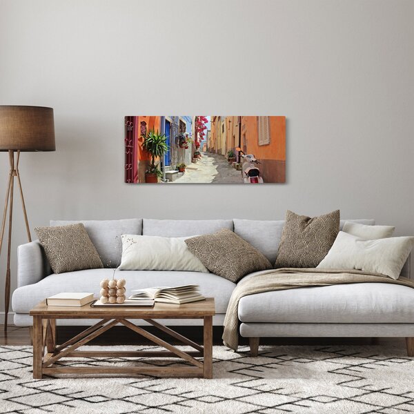 Tablou cu strada din Sardinia (120x50 cm)