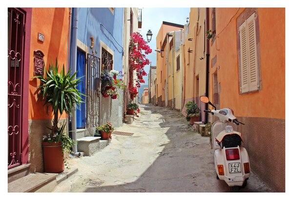 Tablou cu strada din Sardinia (90x60 cm)