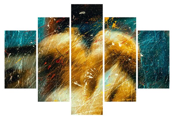 Tablou - Îngerii sărutăndu-se (150x105 cm)