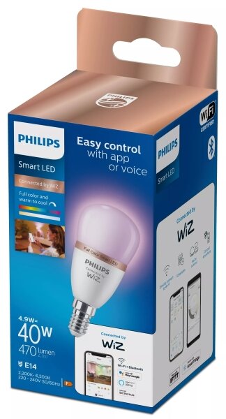Bec LED dimabil Philips SMART P45 E14/4,9W/230V 2200-6500K