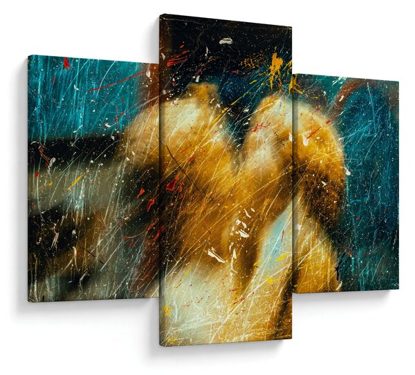 Tablou - Îngerii sărutăndu-se (90x60 cm)