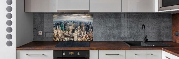Sticlă printata bucătărie New York
