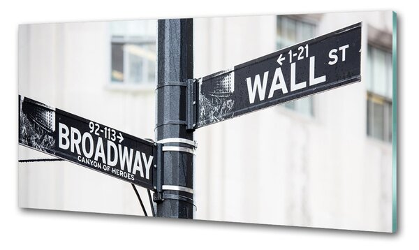 Panou de bucătărie semn Wall Street