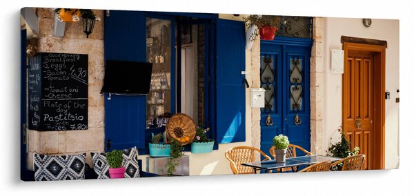 Tablou - ședere în Grecia (120x50 cm)