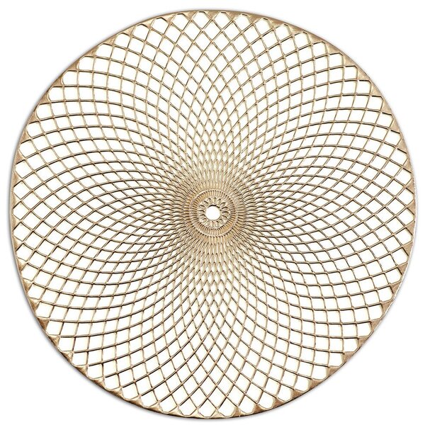 Suport farfurii MANDALA, Auriu, 38 cm, ZELLER