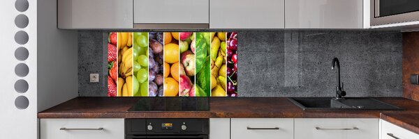 Panou sticla securizata bucatarie fruct