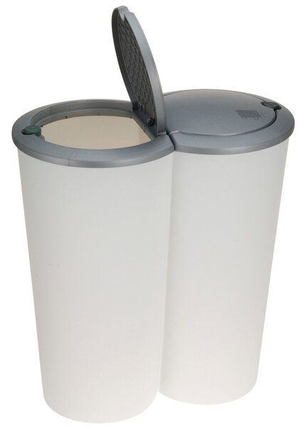 Coș de gunoi dublu - 2 x 25 l