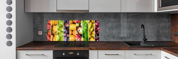 Panou sticla securizata bucatarie fruct