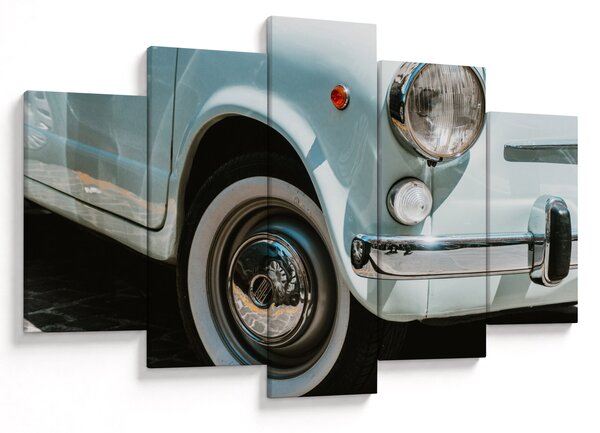 Tablou - mașina retro Fiat (150x105 cm)