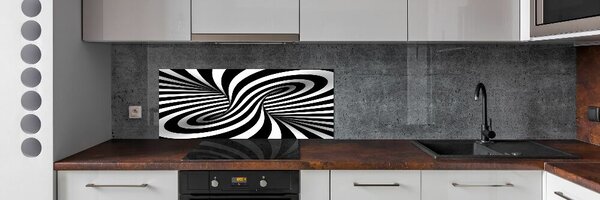 Sticlă pentru bucătărie vârtej abstract