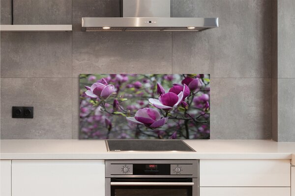 Panouri de sticlă magnolie violet