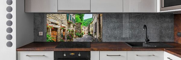 Panou sticla securizata bucatarie stradă fermecătoare
