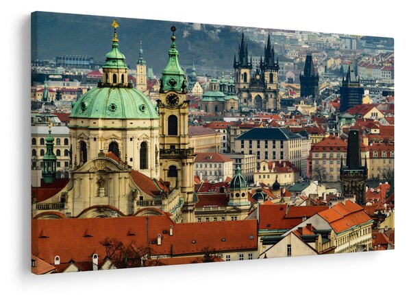 Tablou - Panorama din Praga (90x60 cm)