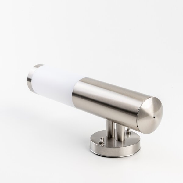 BRILAGI - Lampă de perete pentru exterior ELIA 1xE27/20W/230V IP44 crom mat