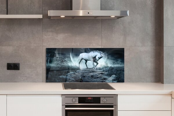 Panouri de sticlă Forest Unicorn Moon
