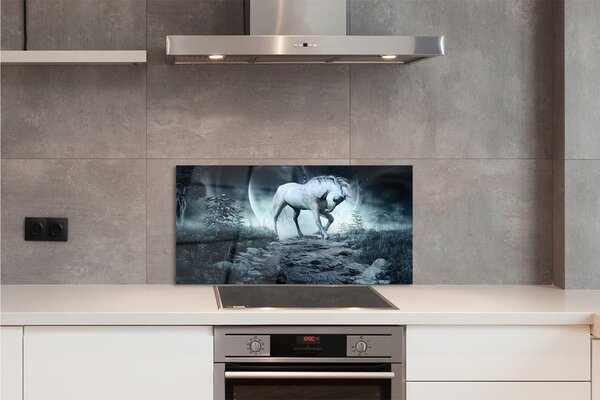 Panouri de sticlă Forest Unicorn Moon