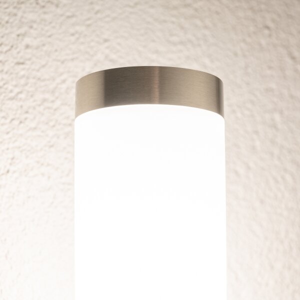 BRILAGI - Lampă de perete pentru exterior ELIA 1xE27/20W/230V IP44 crom mat
