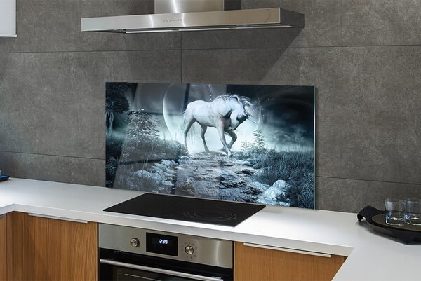 Panouri de sticlă Forest Unicorn Moon
