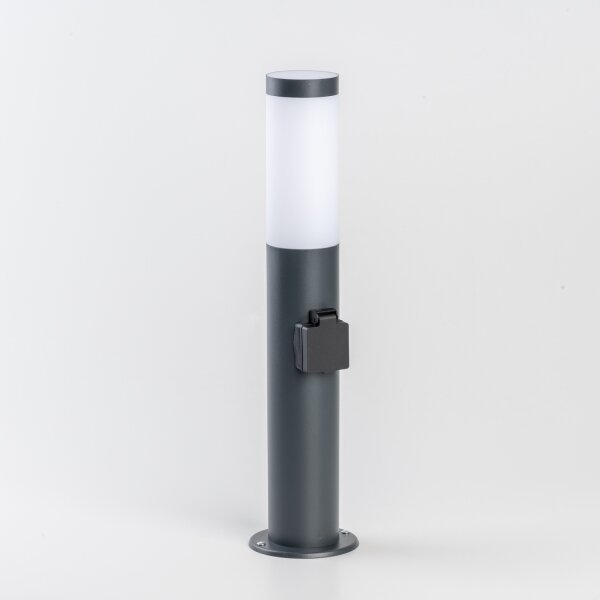 BRILAGI - Lampă LED de exterior cu portalampă ELIA 1xE27/7W/230V 4000K IP44 50 cm antracit