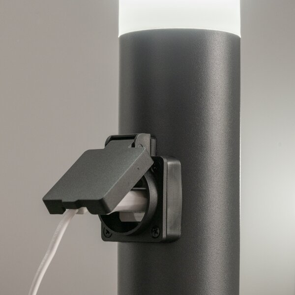 BRILAGI - Lampă LED de exterior cu portalampă ELIA 1xE27/7W/230V 4000K IP44 50 cm antracit