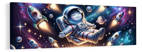 Tablou galaxie văzută prin ochii unui copil