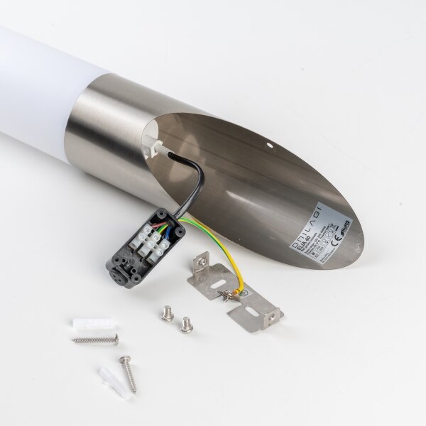 BRILAGI - Lampă de perete exterioară ELIA 1xE27/20W/230V IP44 crom