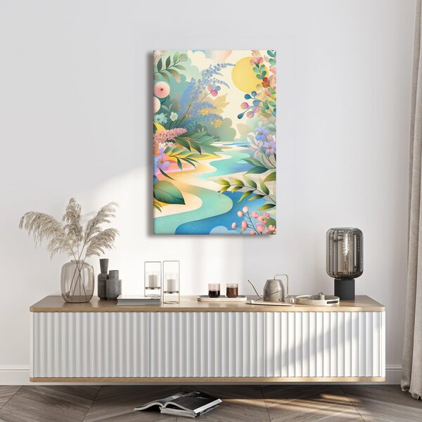 Tablou peisaj floral