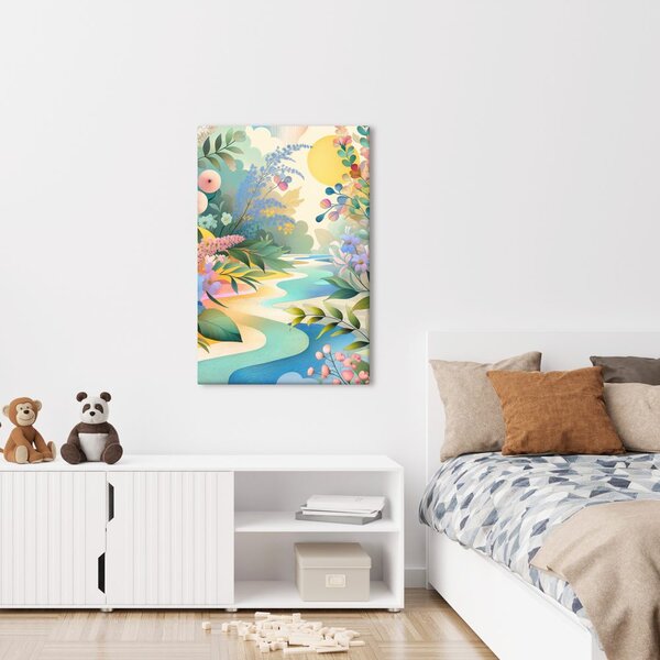 Tablou peisaj floral