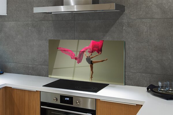 Panouri de sticlă Material roz Ballerina