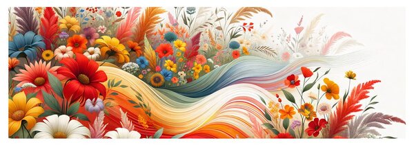 Tablou dansul florilor