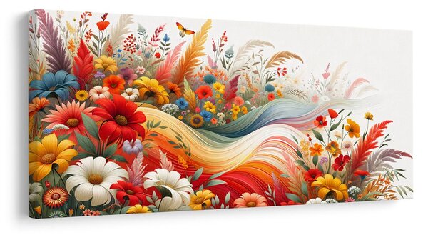 Tablou val floral