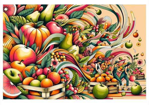 Tablou explozie de fructe
