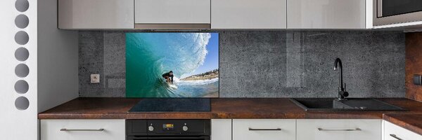 Panou perete bucătărie Surfer pe val